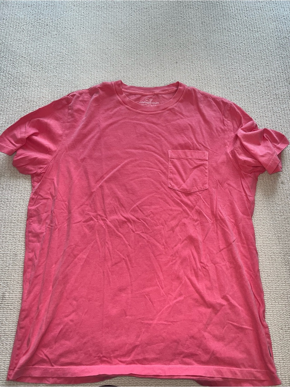 Vineyard Vines Short-Sleeve Pocket Tee - Bright Pink